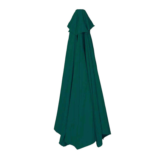 Cosmo Casa - Vervangende Hoes voor Rechthoekige Parasol - Stoftextiel - UV 50 - Groen - 2×3 m / 4.5 kg