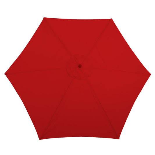 Cosmo Casa - Marktparasol Florida - 3 m - Polyester & Hout - Rood