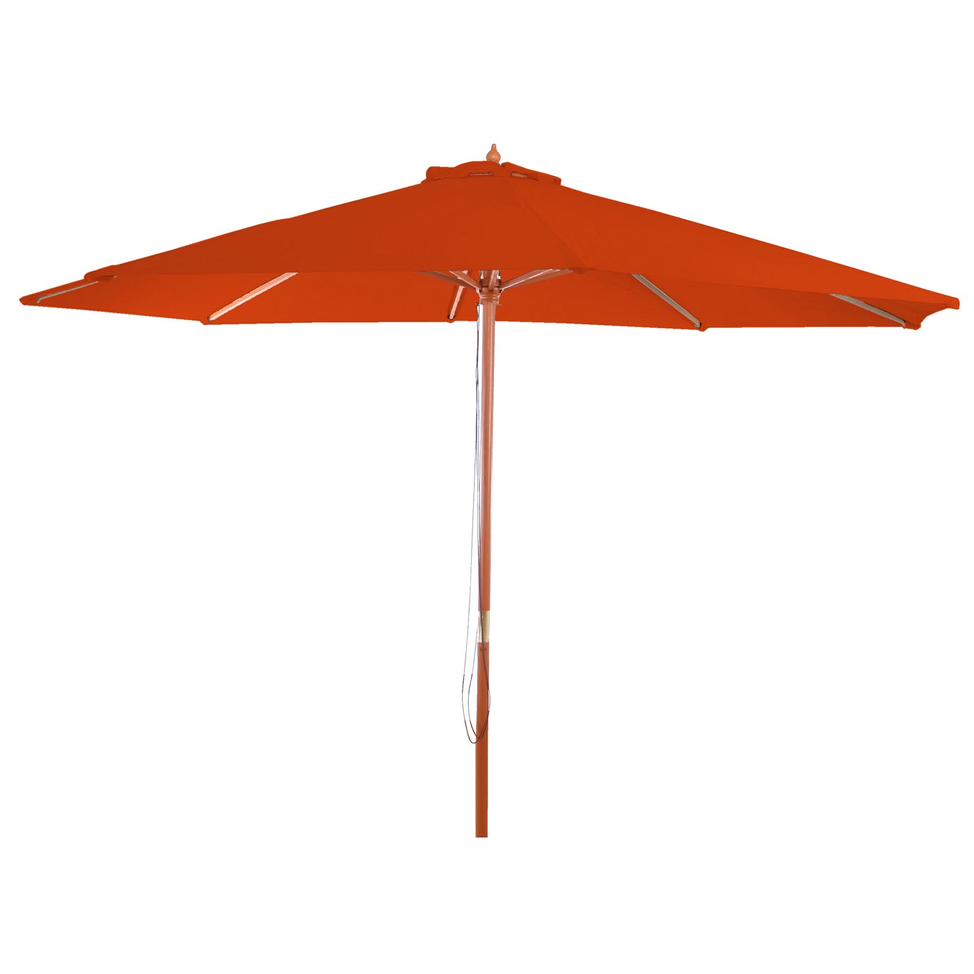 Cosmo Casa - Vervangende Hoes voor Parasol Florida 3 m - 6 Stutten - Polyester - Terracotta