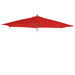 Cosmo Casa - Vervangingshoes voor Parasol Florida 3 m - 6 Stutten - Polyester - Rood