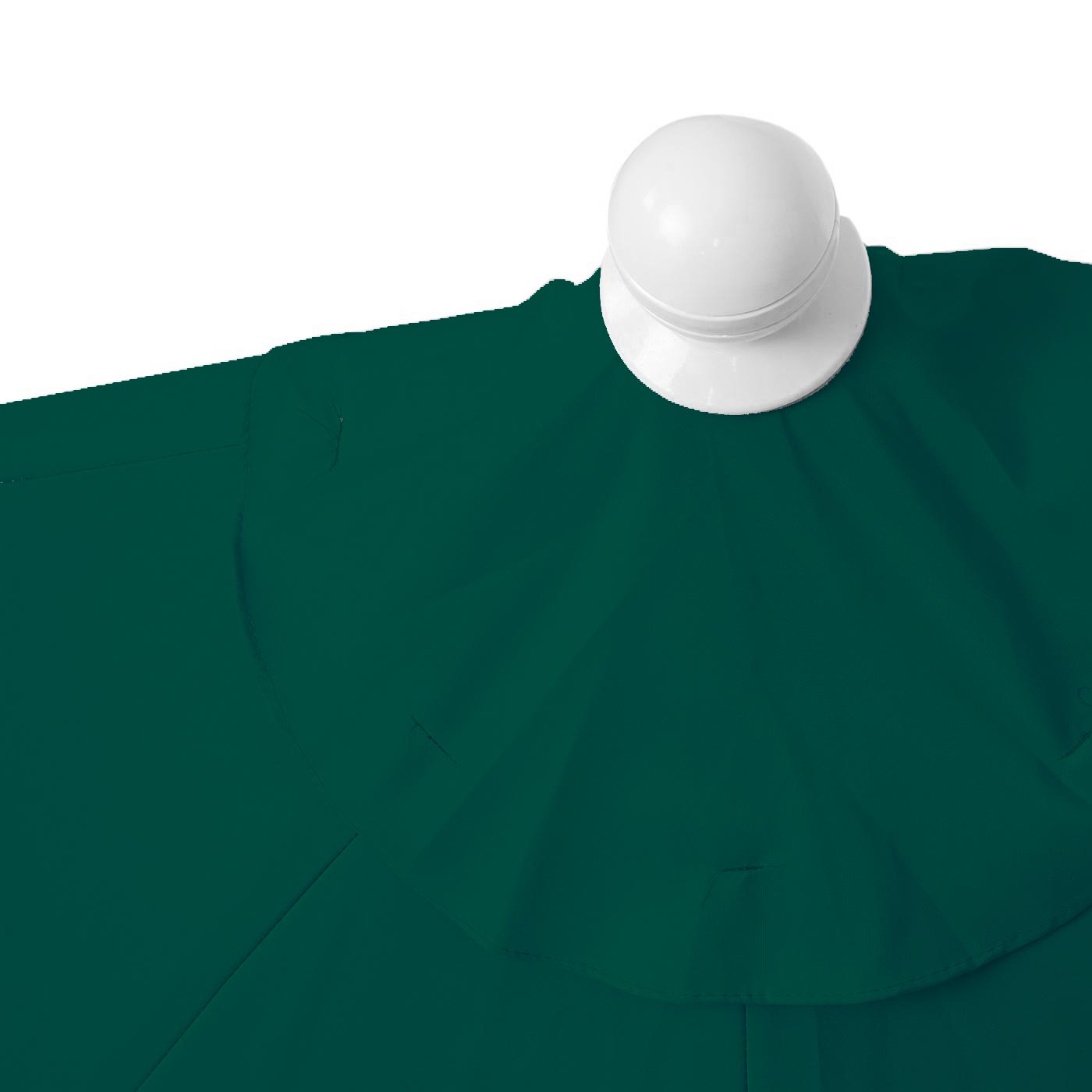 Cosmo Casa - Halfronde Balkonparasol - UV 50 Bescherming - Polyester & Aluminium - Groen - 300 cm / 3 kg