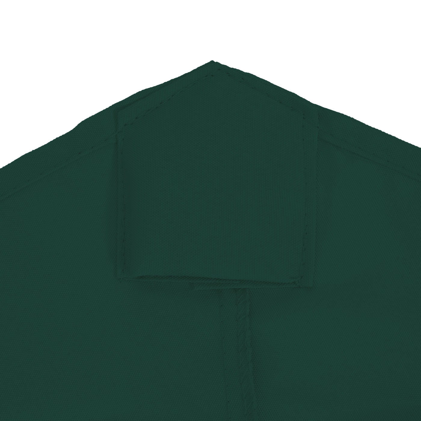 Cosmo Casa - Vervangende Hoes voor Halfronde Parasol - Stoftextiel - UV 50 - Groen - Ø 300 cm / 3 kg