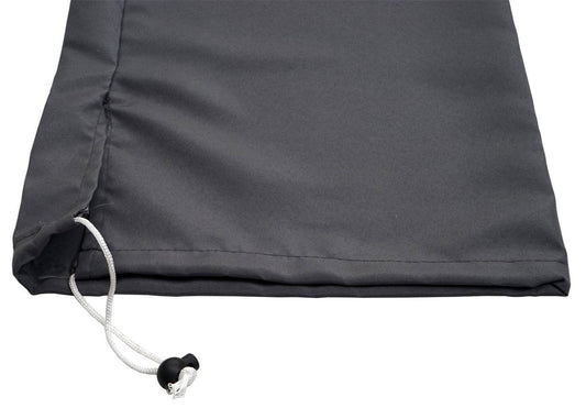 Cosmo Casa - Beschermhoes voor Halve Parasol Parla - 3 m met Trekkoord - Antraciet