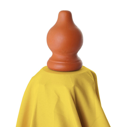 Cosmo Casa - Marktparasol Florida - 3x4 m, 6 kg - Polyester & Hout - Geel