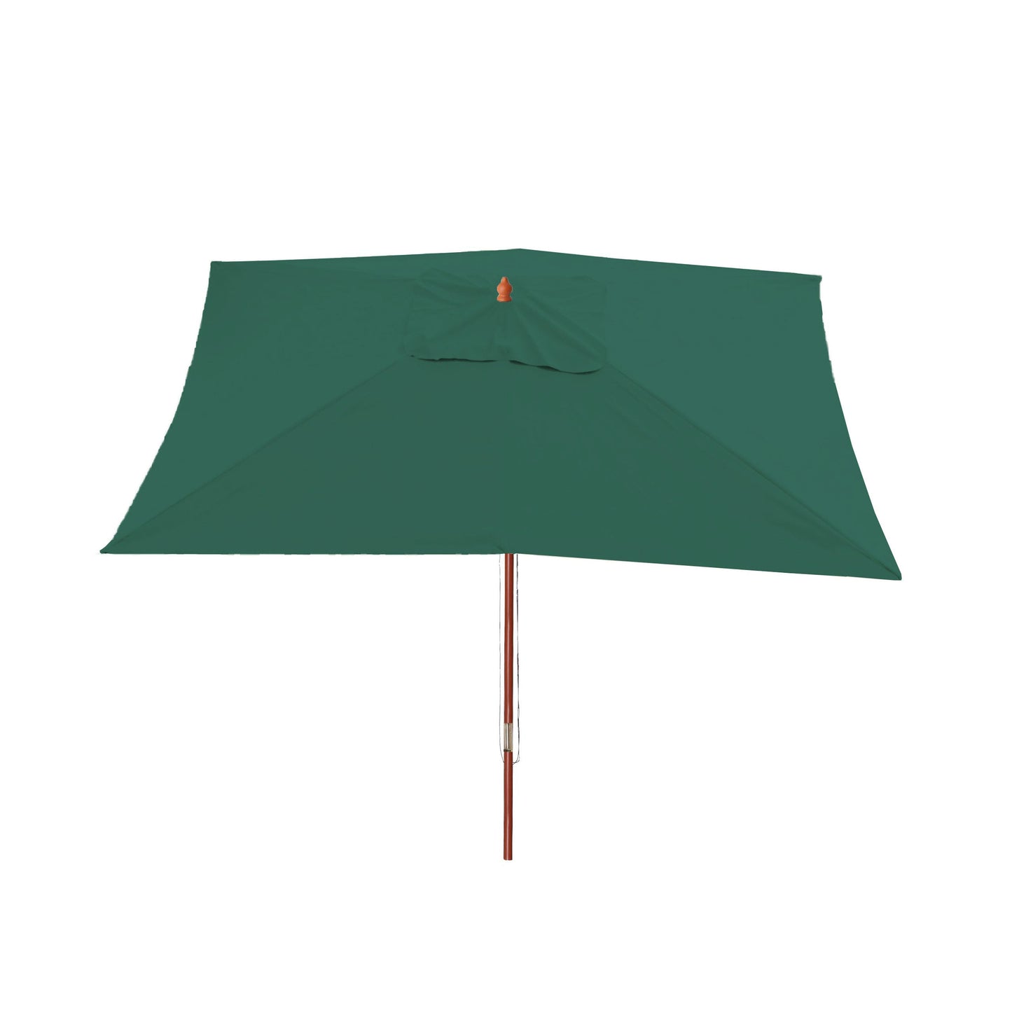Cosmo Casa - Marktparasol Florida - 3x4 m, 6 kg - Polyester & Hout - Groen