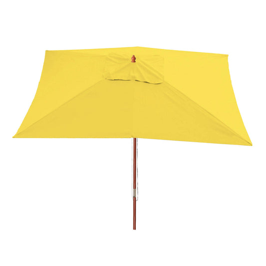 Cosmo Casa - Vervangende Hoes voor Parasol Florida 3x4 m - Polyester - Geel
