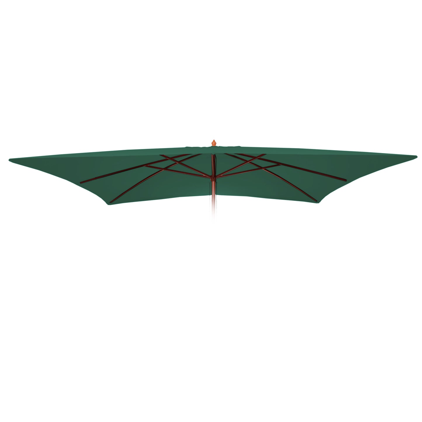 Cosmo Casa - Vervangende Hoes voor Parasol Florida 3x4 m - Polyester - Groen