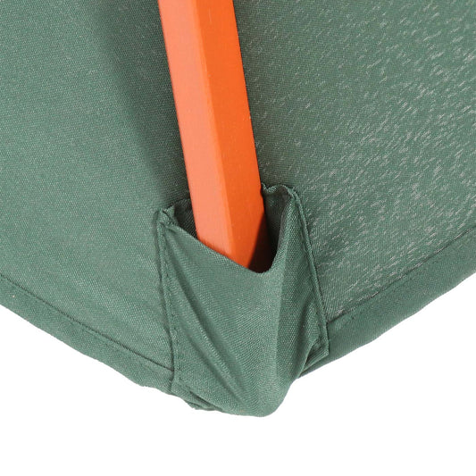 Cosmo Casa - Marktparasol Florida - 3,5 m, 7 kg - Polyester & Hout - Groen