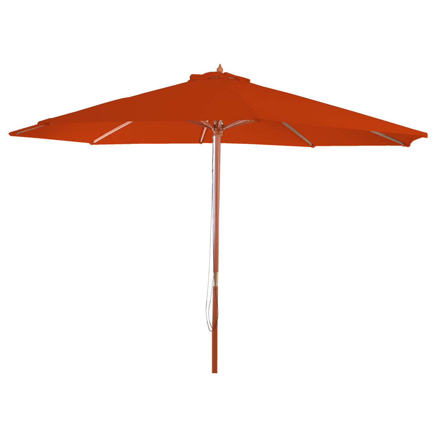 Cosmo Casa - Vervangende Hoes voor Parasol Florida 3,5 m - 8 Stutten - Polyester - Terracotta