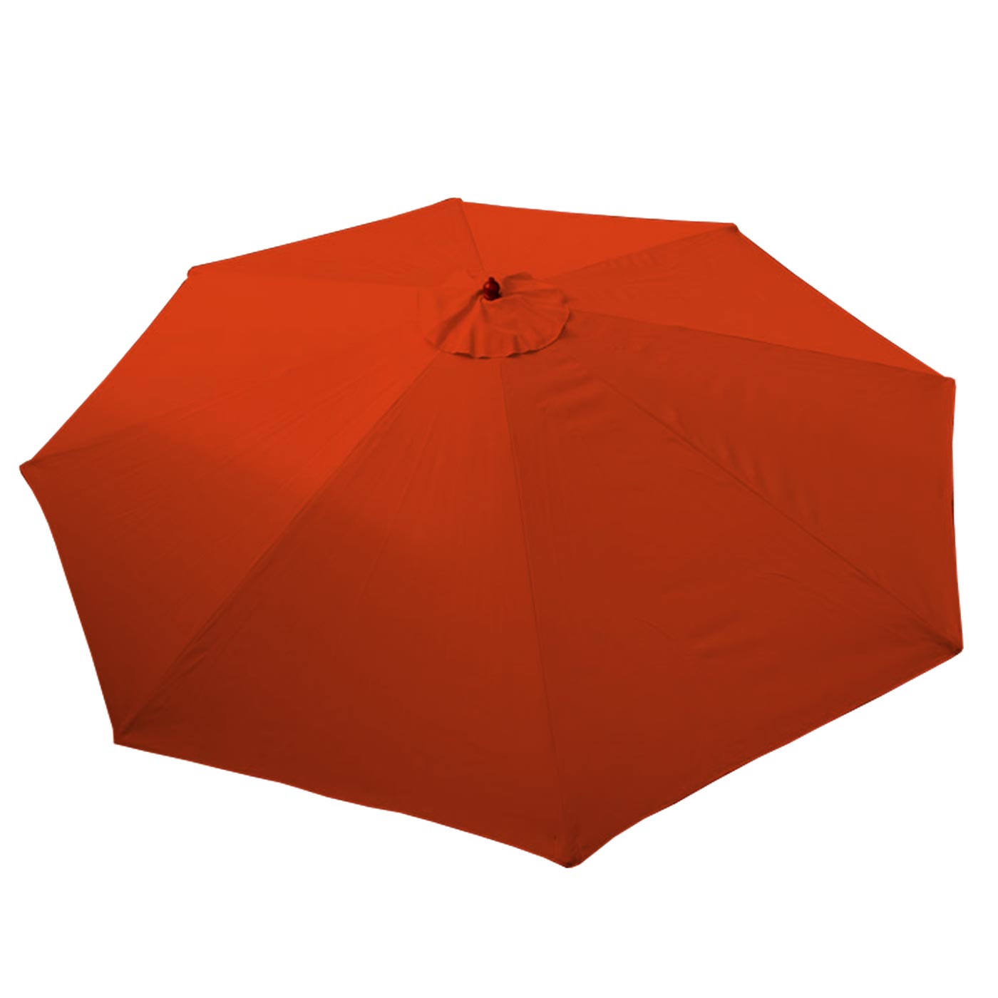 Cosmo Casa - Vervangende Hoes voor Parasol Florida 3,5 m - 8 Stutten - Polyester - Terracotta