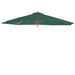 Cosmo Casa - Vervangingshoes voor Parasol Florida 3,5 m - 8 Stutten - Polyester - Groen