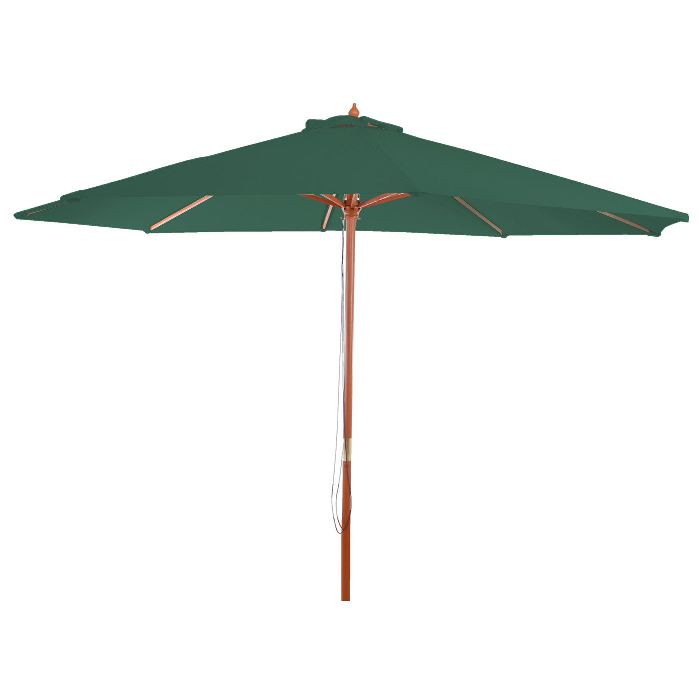 Cosmo Casa - Vervangingshoes voor Parasol Florida 3,5 m - 8 Stutten - Polyester - Groen