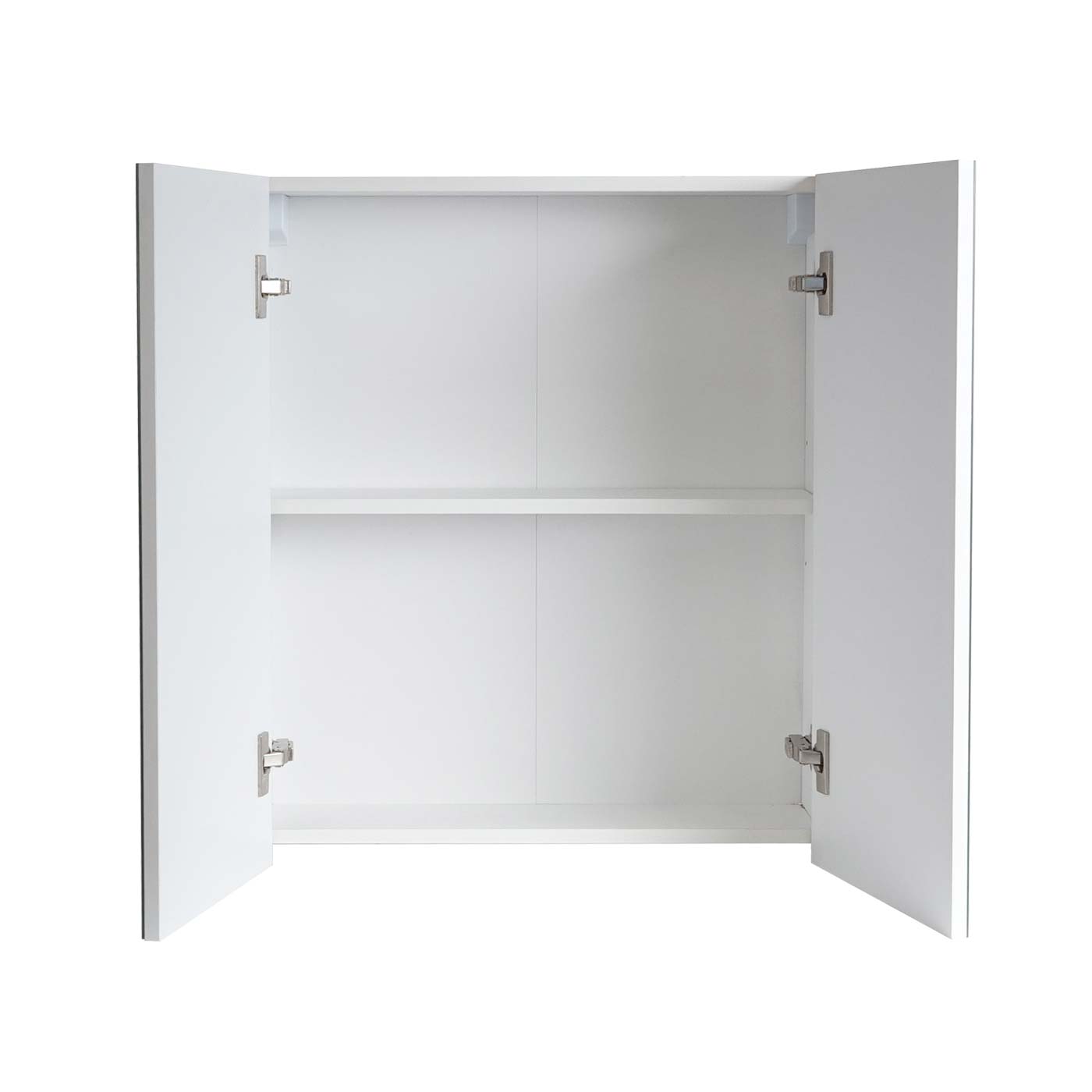 Cosmo Casa - Badkamerset - Make-up Spiegelkast Hangkast - High Gloss - Wit