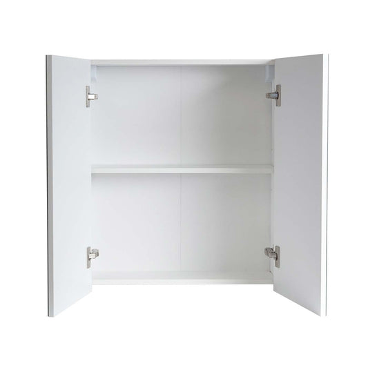 Cosmo Casa - Badkamerset - Make-up Spiegelkast Hangkast - High Gloss - Wit