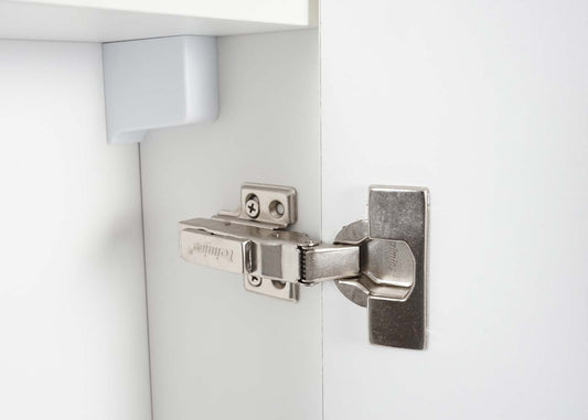 Cosmo Casa - Badkamerset - Make-up Spiegelkast Hangkast - High Gloss - Wit