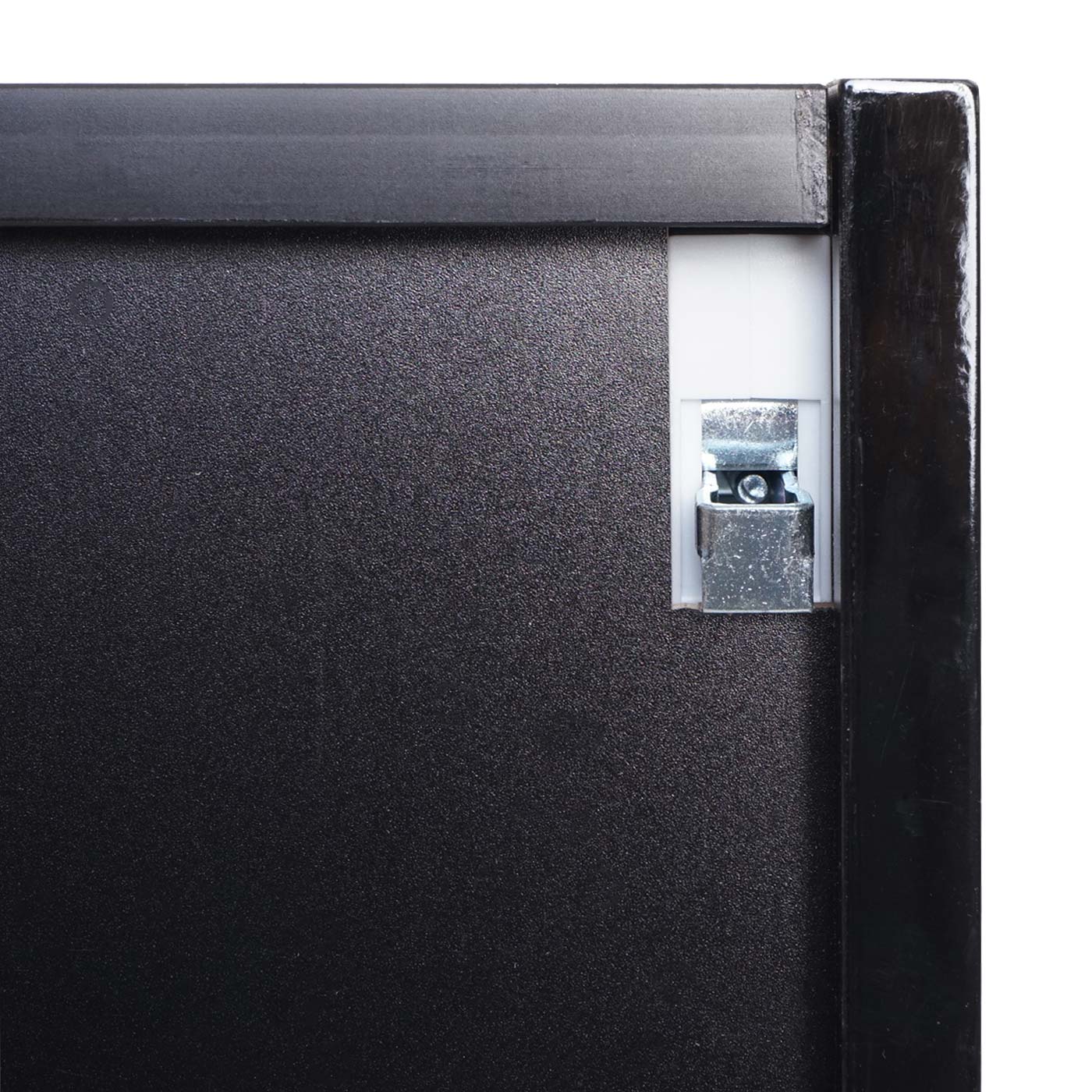 Cosmo Casa - Spiegelkast - Badkamerkast Hangkast - 6 Planken, High Gloss - Zwart - 70×80×16 cm
