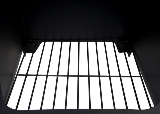 Cosmo Casa - Tuinkachel - Tuinhaard / Terrashaard - Pokervuurplaats - 150×35×34 cm - Zwart