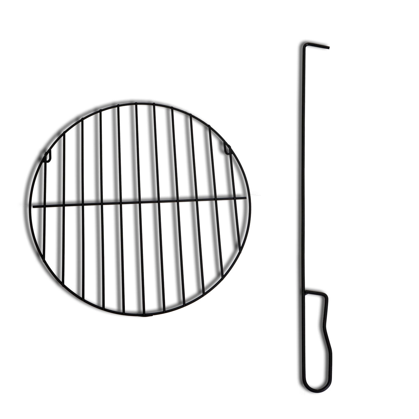 Cosmo Casa - Tuinkachel - Tuinhaard / Terrashaard - Pokervuurplaats - 120×43 cm - Zwart