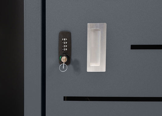 Cosmo Casa - 1-delige Vuilnisbakbekleding met Brandhoutopslag - Uitbreidbaar - Metaal - Antraciet - 125×130×80 cm