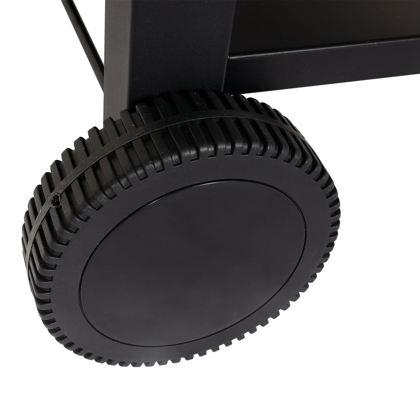 Cosmo Casa - Houtskoolgrill - Grillwagen met Dekselplank - Gemailleerd Staal - 110×153×60 cm - Zwart