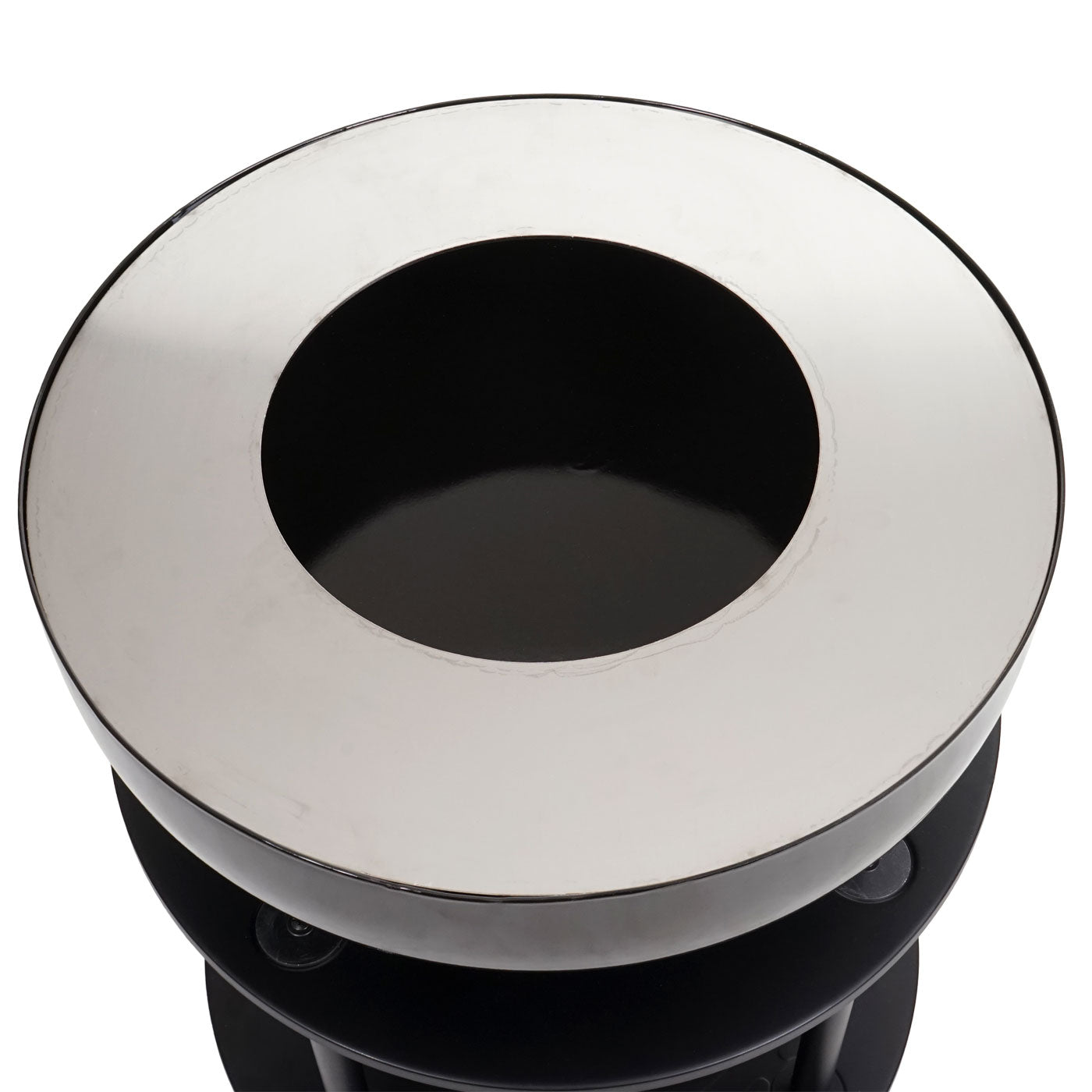 Cosmo Casa - Vuurschaal met Grill - Vuurkorf BBQ Buiten - Staal & RVS - Ø 56 cm - Zwart