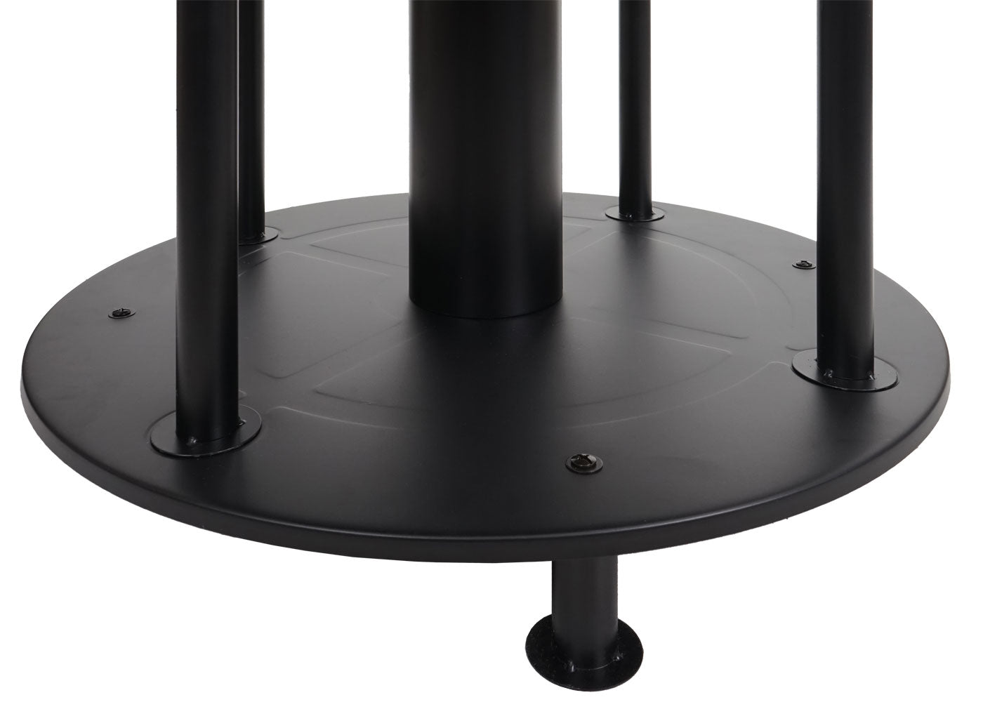 Cosmo Casa - Vuurschaal met Grill - Vuurkorf BBQ Buiten - Staal & RVS - Ø 56 cm - Zwart