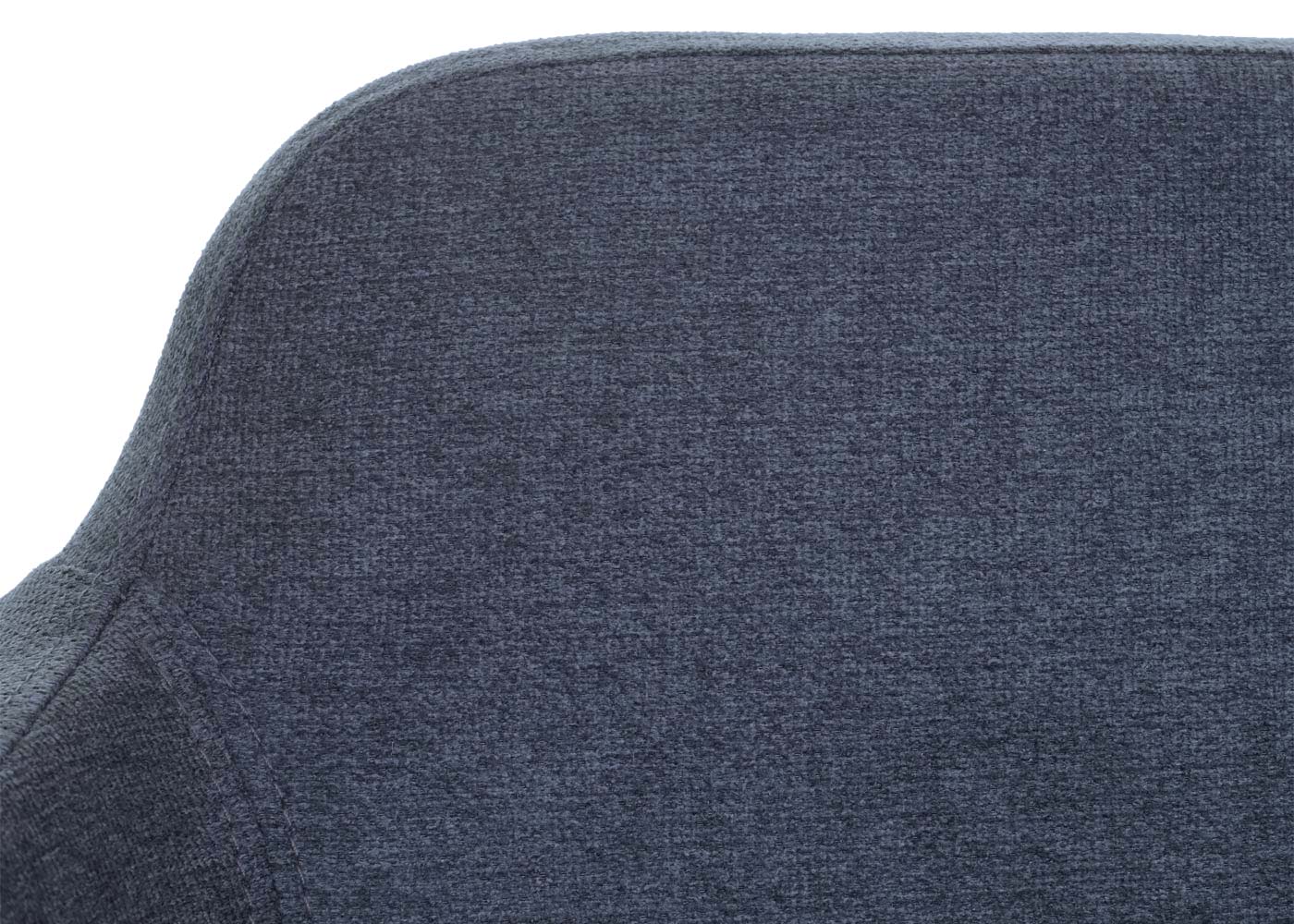 Cosmo Casa - Bank - Gestoffeerd - Textiel - Antraciet - 133 cm