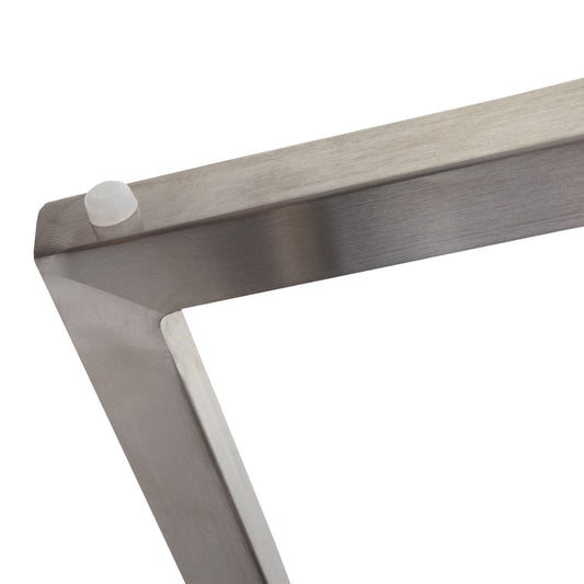 Cosmo Casa - Set van 2 Sledestoelen - Bezoekers- & Vergaderstoel - Fluweel & Geborsteld RVS - Donkergrijs