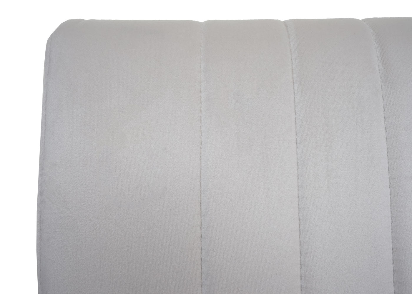 Cosmo Casa - Set van 2 Sledestoelen - Bezoekers- & Vergaderstoel - Fluweel & Geborsteld RVS - Crèmewit