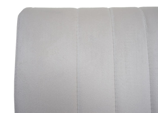 Cosmo Casa - Set van 2 Sledestoelen - Bezoekers- & Vergaderstoel - Fluweel & Geborsteld RVS - Crèmewit