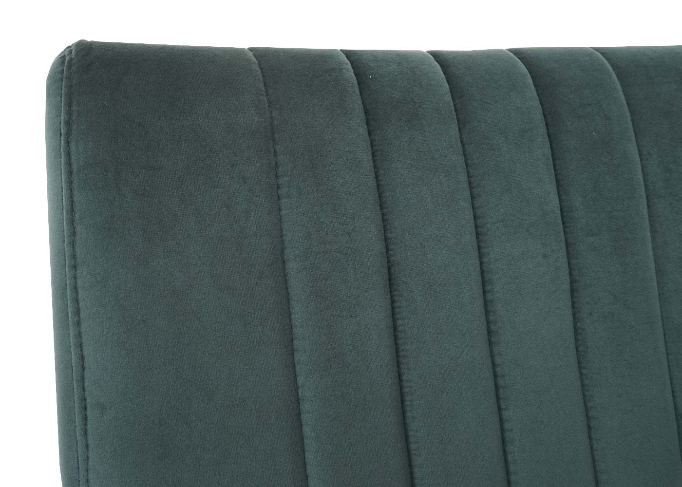 Cosmo Casa - Set van 2 Sledestoelen - Bezoekers- & Vergaderstoel - Fluweel & Geborsteld RVS - Groen