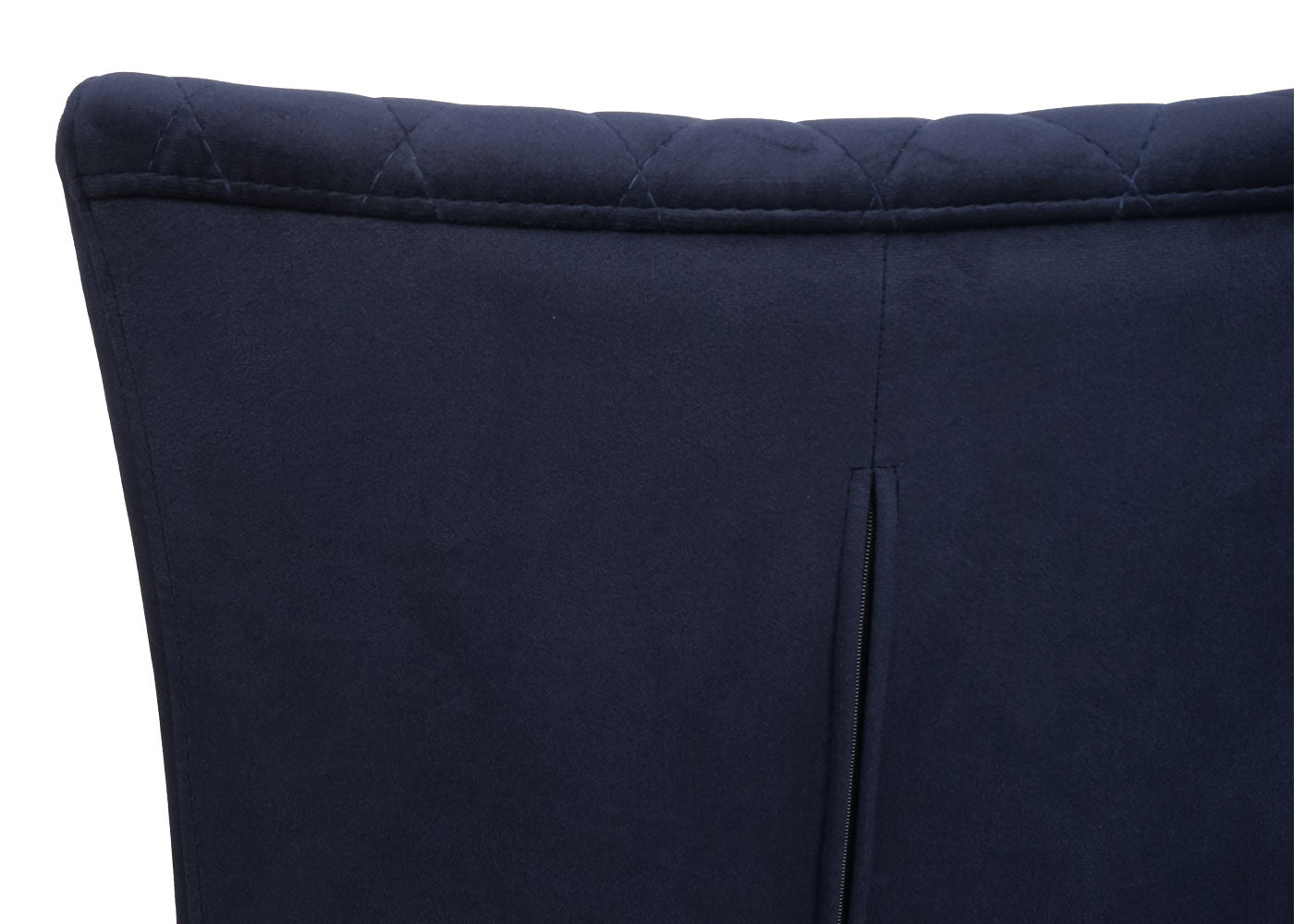 Cosmo Casa - Set van 2 Sledestoelen - Bezoekers- & Vergaderstoel - Fluweel & Gepoedercoat Staal - Antracietblauw