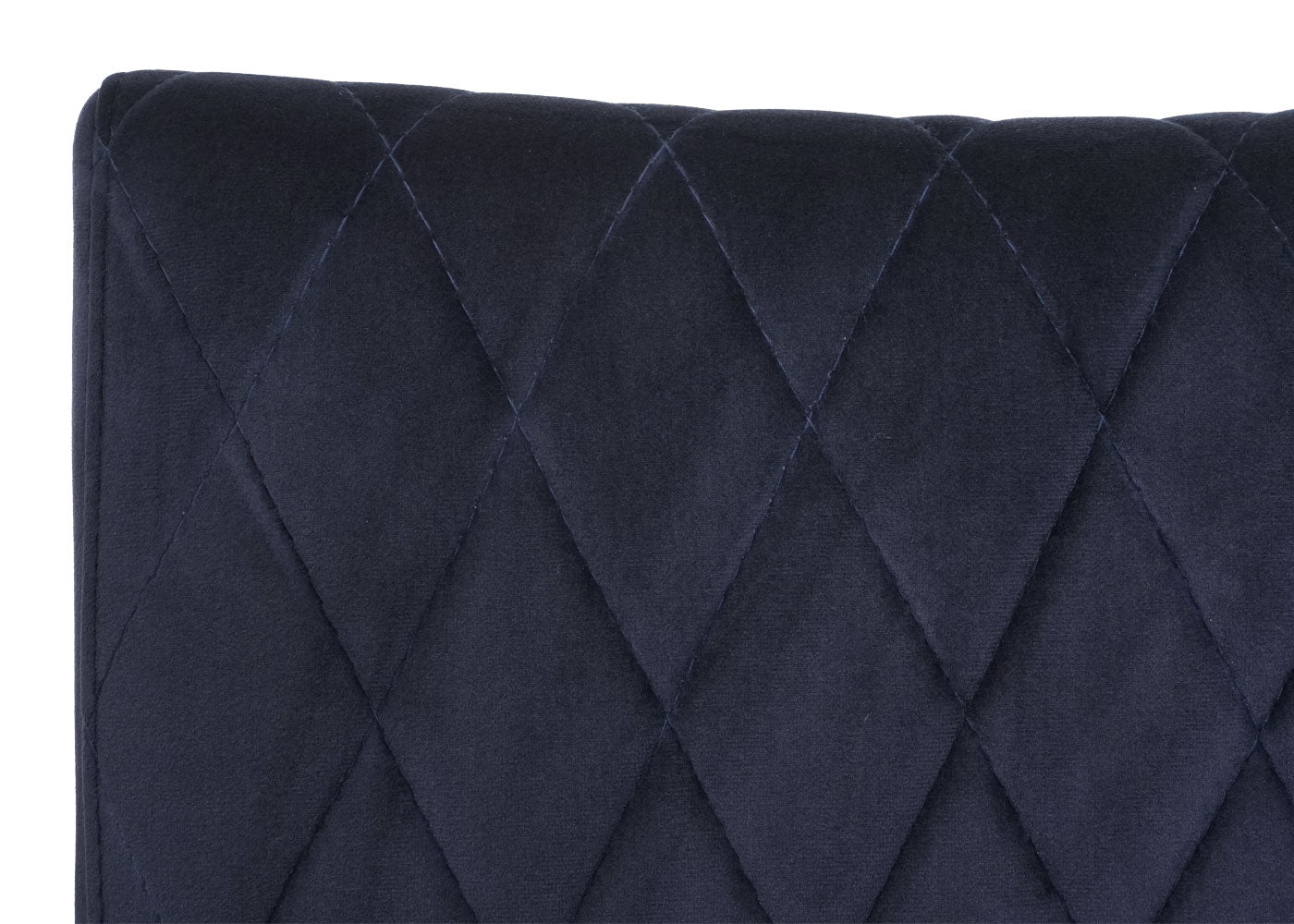 Cosmo Casa - Set van 2 Sledestoelen - Bezoekers- & Vergaderstoel - Fluweel & Gepoedercoat Staal - Antracietblauw