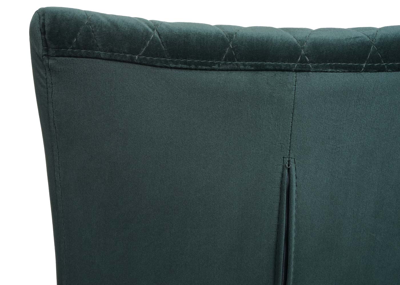 Cosmo Casa - Set van 2 Sledestoelen - Bezoekers- & Vergaderstoel - Fluweel & Gepoedercoat Staal - Groen