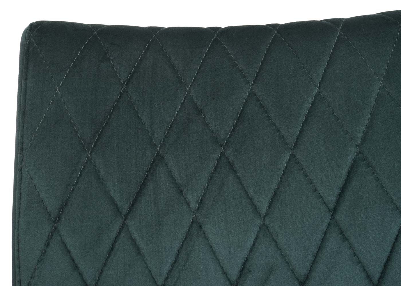 Cosmo Casa - Set van 2 Sledestoelen - Bezoekers- & Vergaderstoel - Fluweel & Gepoedercoat Staal - Groen