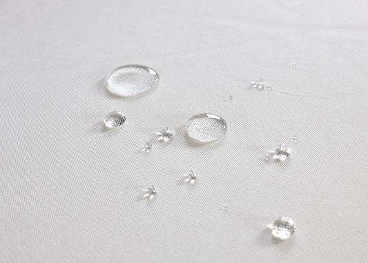 Cosmo Casa - Tuinset - Zitgroep Lounge - Gesponnen Poly & Acaciahout & Aluminium - Grijs - Bekleding Crèmewit