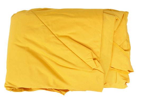 Cosmo Casa - Vervangende Hoes voor Meran Pro Parasol - Horeca Marktparaplu met Volant - Polyester - Geel - 5 m