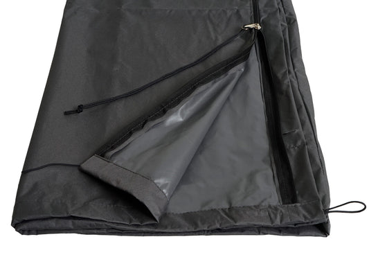 Cosmo Casa - Beschermhoes voor Zweefparasol tot 3 m - Met Ritssluiting - Antraciet