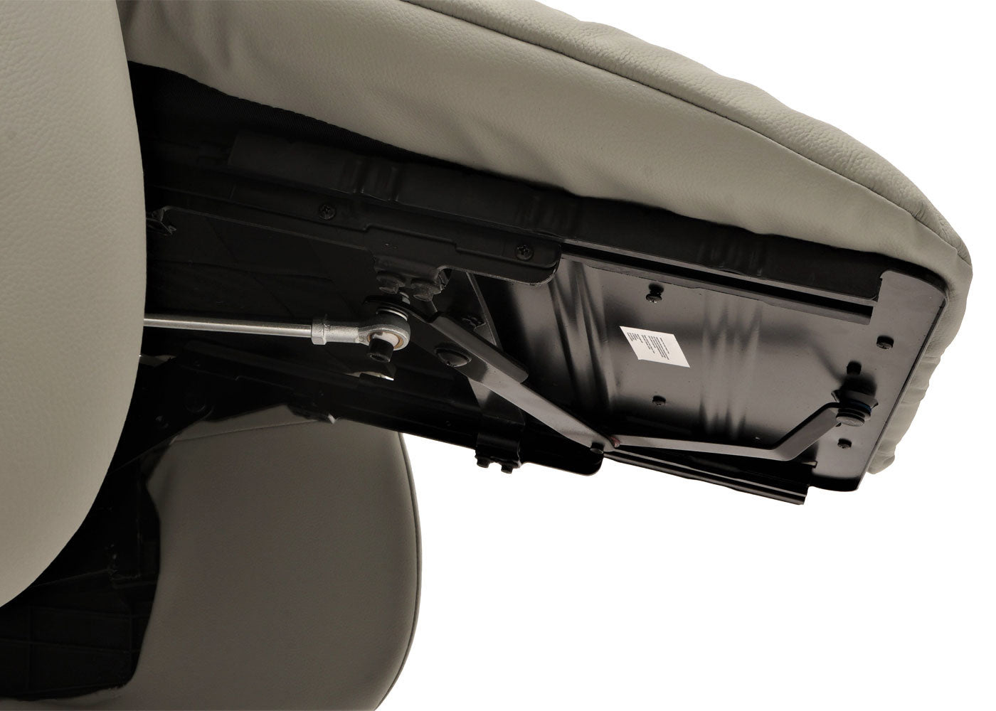 Cosmo Casa - Ontspanningsstoel - Ligfunctie - Leer - Grijs