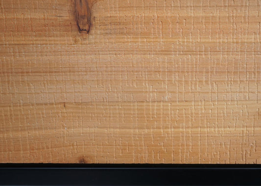 Cosmo Casa - Verhoogd Bed Plantenbak - Hout & Staal - Zwart Frame & Natuurlijke Kleur - 62×80×16 cm