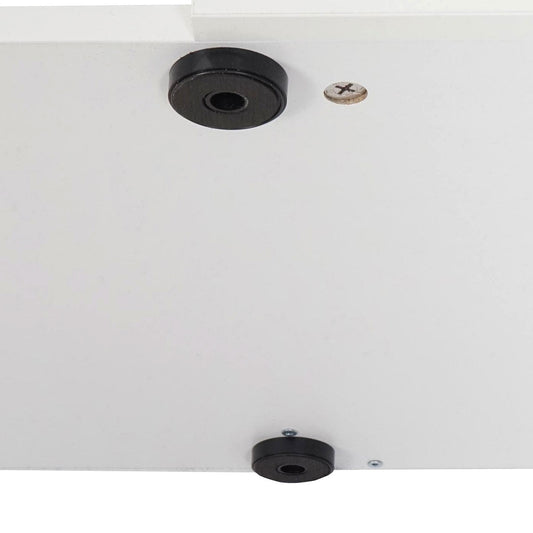 Cosmo Casa - TV-rek - TV Lowboard - Hout - High Gloss - Wit - 50×144×40 cm