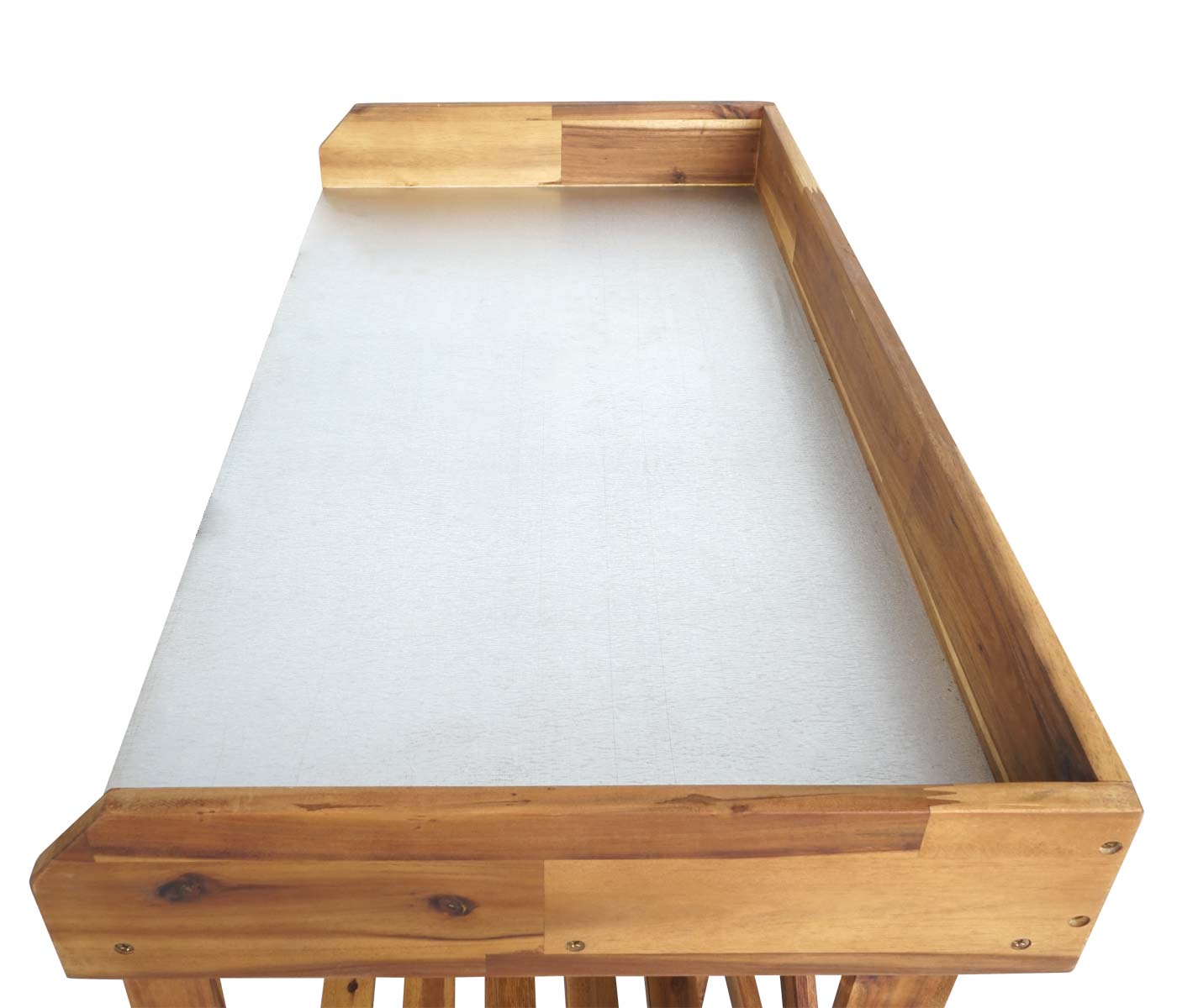Cosmo Casa - Plantentafel - Tuinmanstafel, Bloementafel & Plantenplank - Opklapbaar - Acaciahout - Bruin