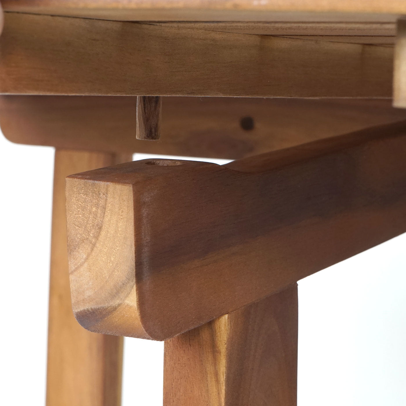 Cosmo Casa - Klaptafel Binnen/Buiten - Opvouwbaar Acaciahout - 71×70×34 cm