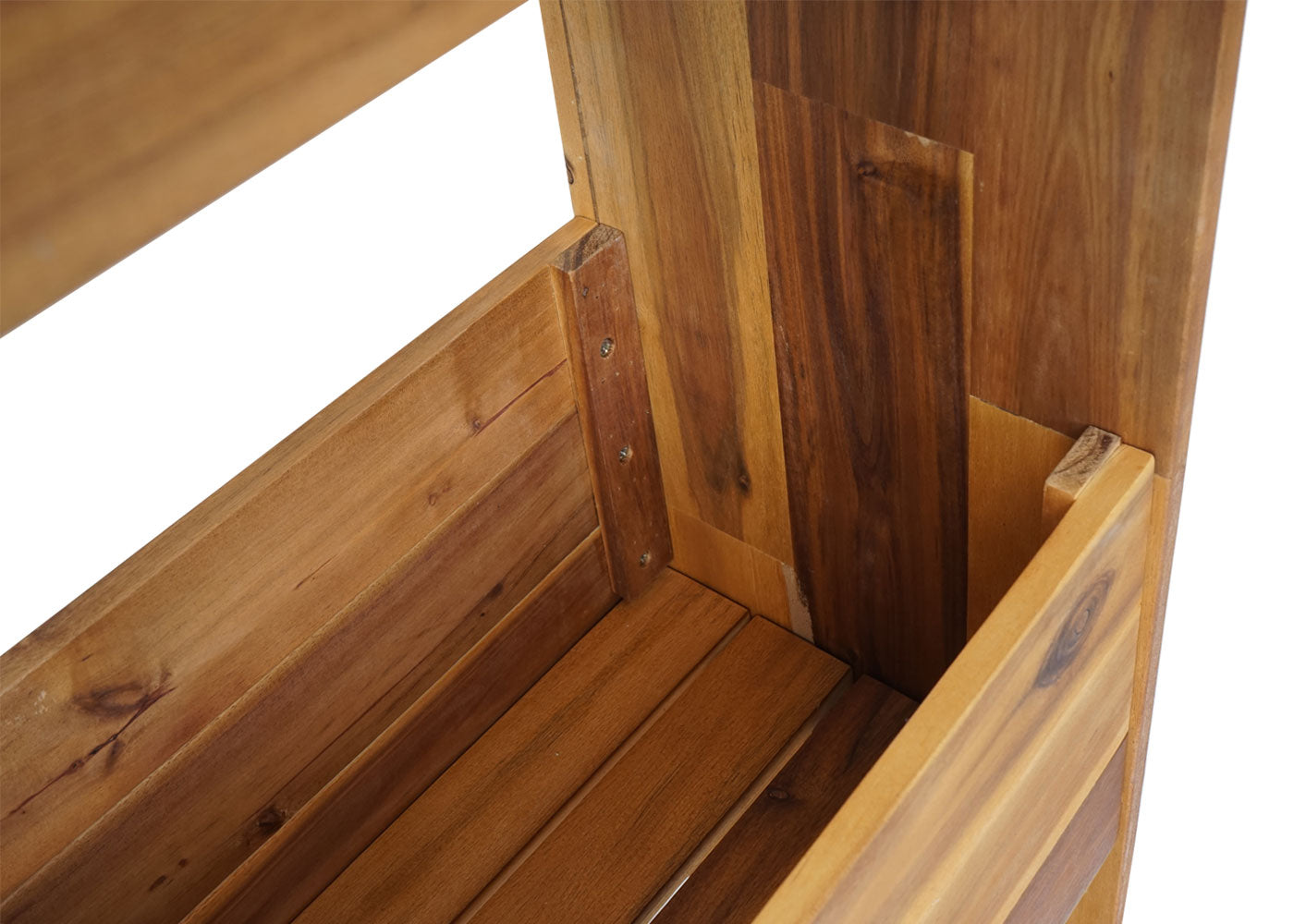 Cosmo Casa - Plantenbakplank Verhoogd Bed - Acaciahout - 115×71×40 cm - 3 Rijen - Bruin