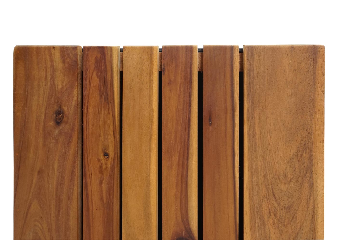 Cosmo Casa - Plantenbak Vierkant - Acaciahout - 32×32×32 cm - Bruin