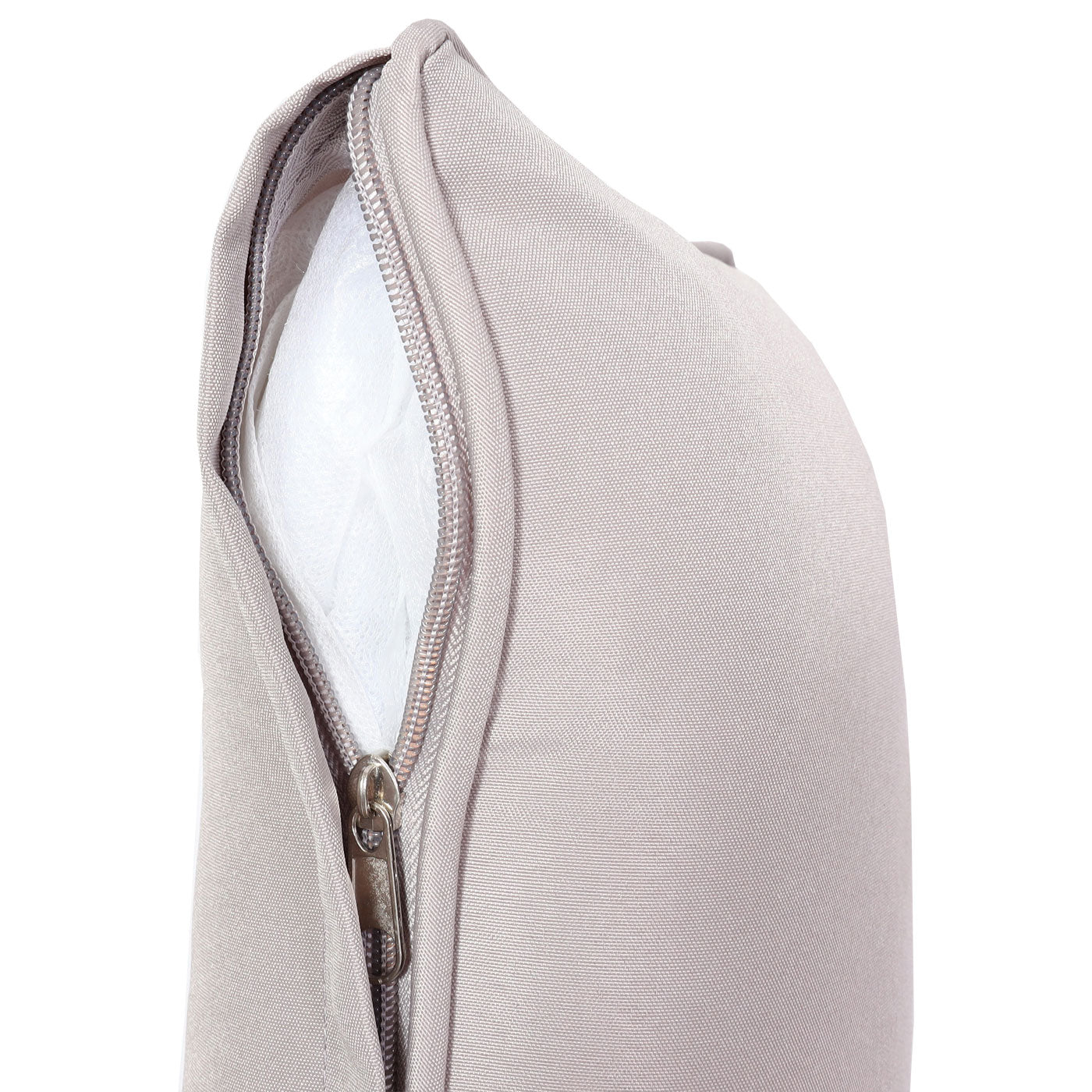 Cosmo Casa - Tuinset Loungebank - Touwgaas & Houtlook Staal - Bekleding Lichtgrijs