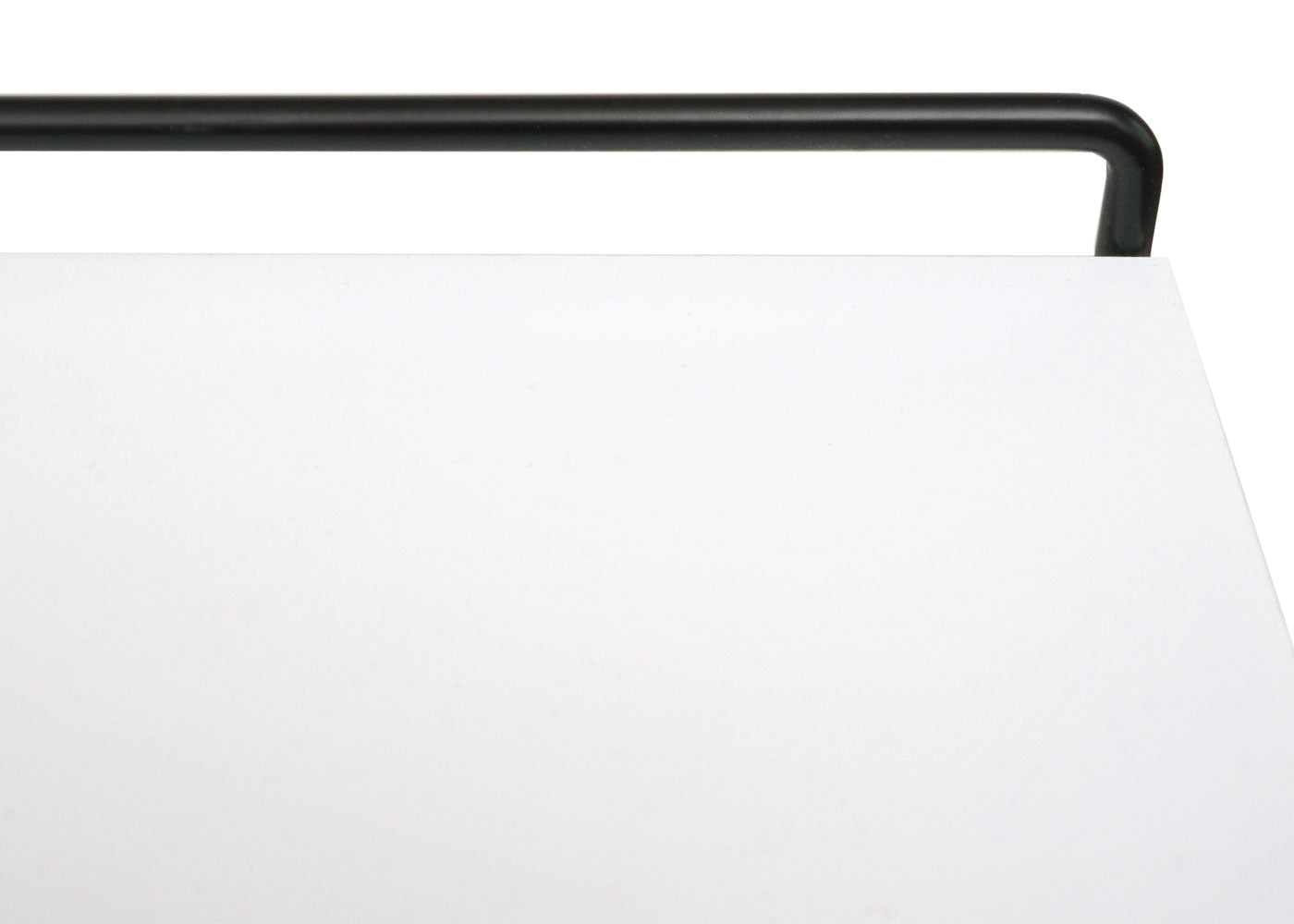 Cosmo Casa - Wandplank - Hangplank Keuken - Massief Hout & Metaal - Wit - 50×35×17 cm