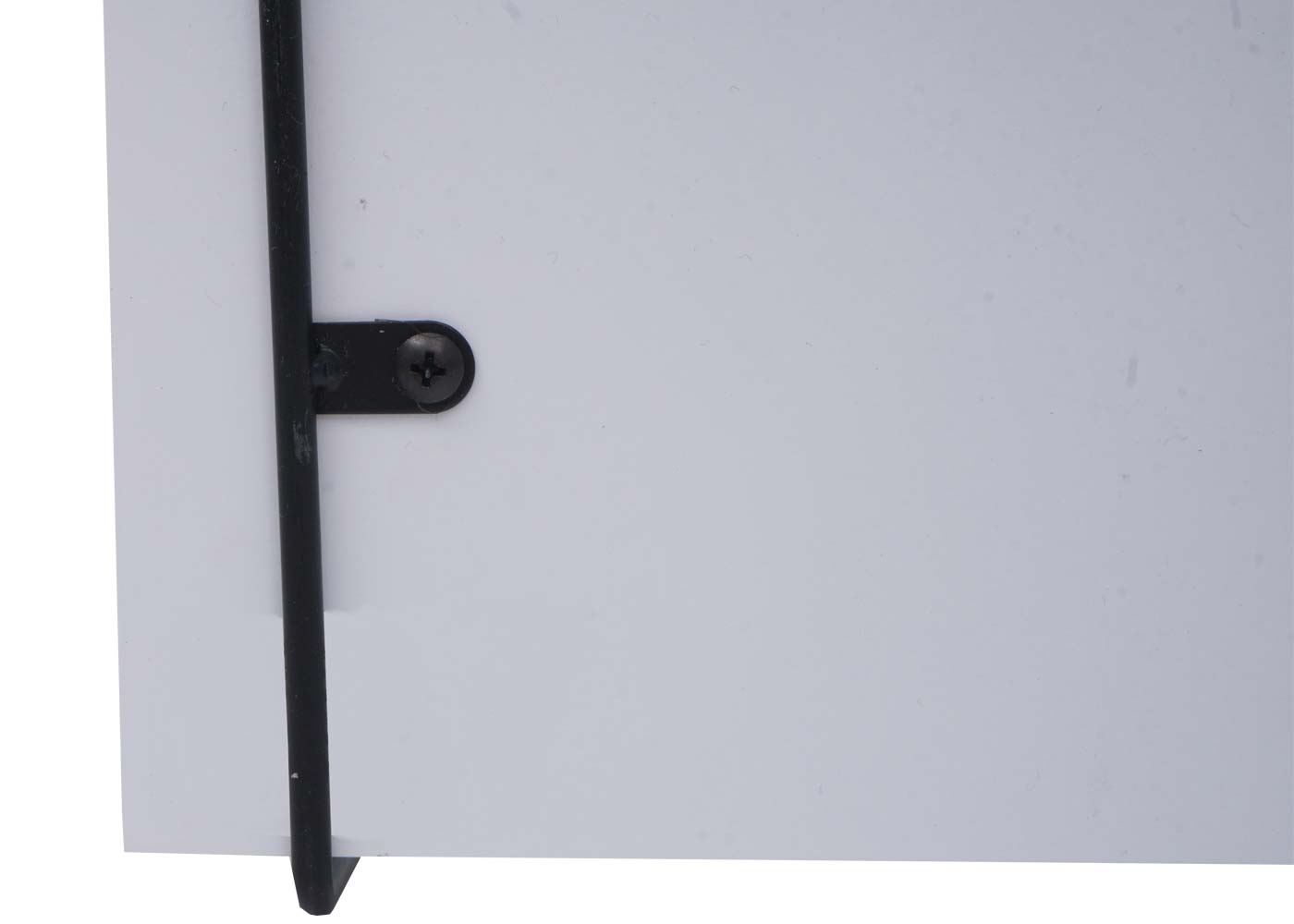 Cosmo Casa - Wandplank - Industrieel massief hout en metaal - Wit - 40x40x13cm