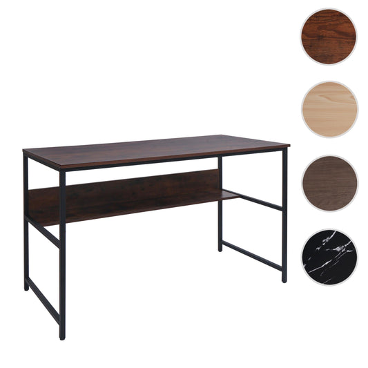 Cosmo Casa - Bureau - Kantoortafel Werktafelplank - Metaal & MDF - Bruin - 120×60 cm
