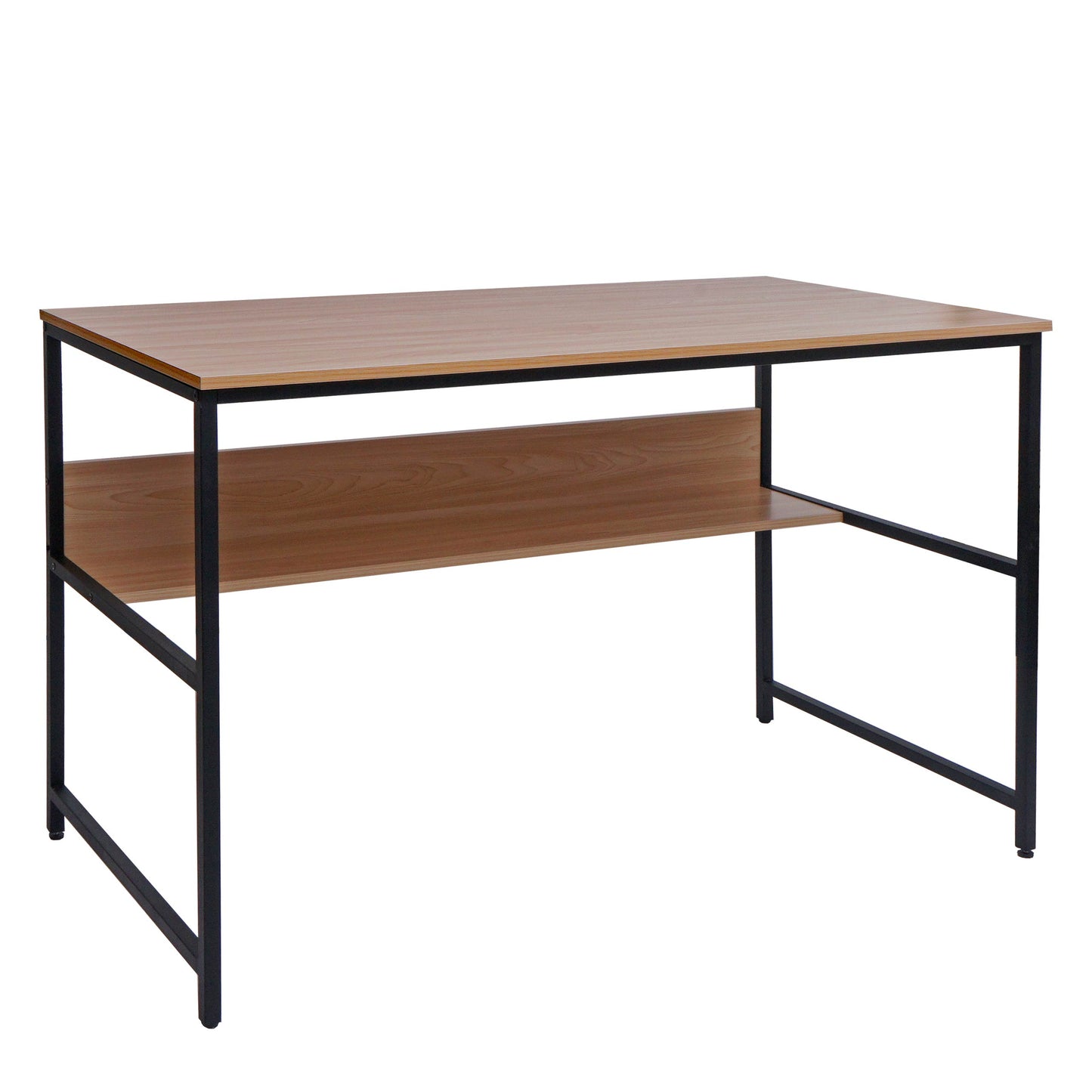 Cosmo Casa - Bureau - Kantoortafel Werktafelplank - Metaal & MDF - Naturel - 120×60 cm